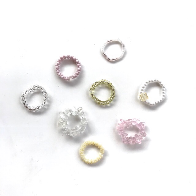 beaded rings