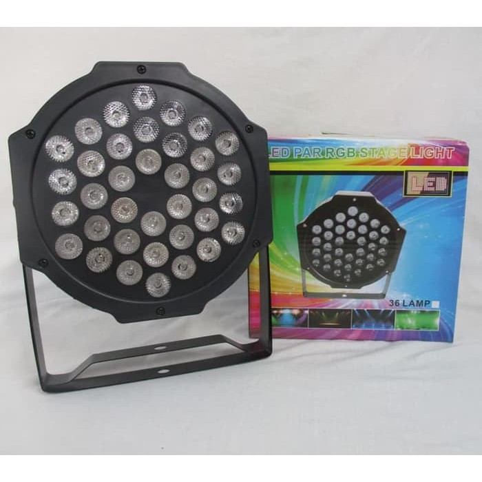 Lampu Sorot Panggung Led Par Light 36 RGB Cahaya Disko Disco Lamp LED