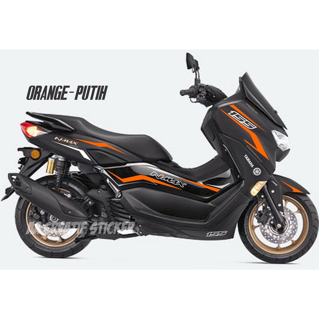 CUTTING STICKER ALL NEW NMAX 2020 2021 ORANGE