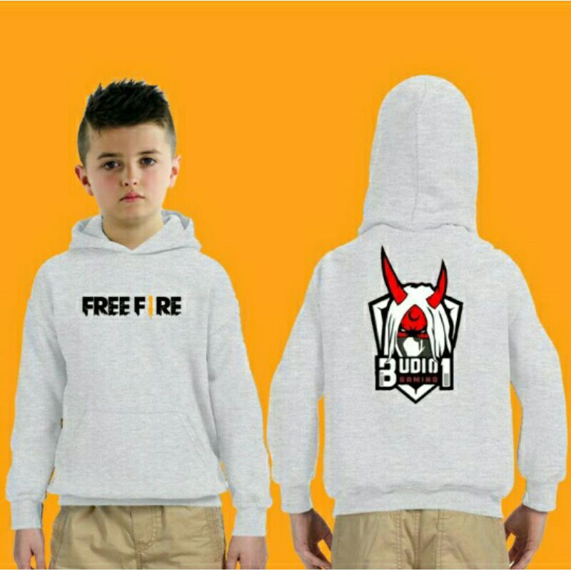 Jaket Sweater FREE FIRE Anak 5-13 Tahun