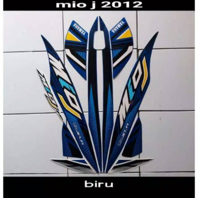 Striping mio j 2012 warna biru