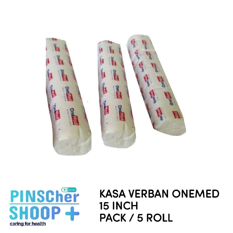 Verban Kasa Perban 15cm x 4yard OneMed Pack 5 Roll