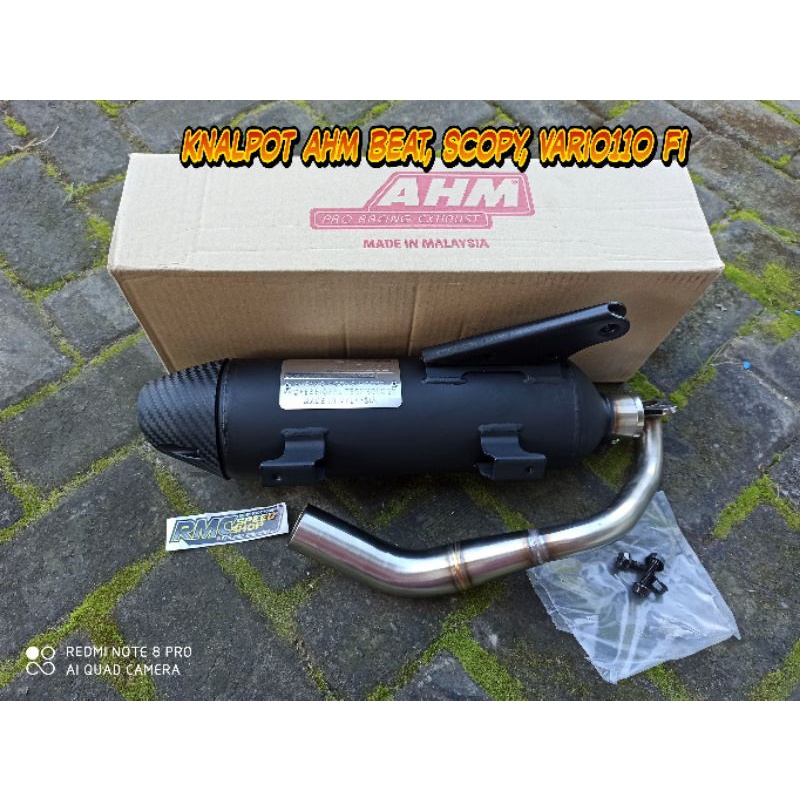 Knalpot Ahm malaysia beat karbu beat fi scopy fi vario 110 fi original Ahm malaysia