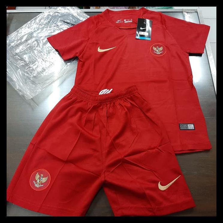BIG SALE! JERSEY BAJU BOLA TIMNAS INDONESIA HOME KIDS 2018 GRADE ORI