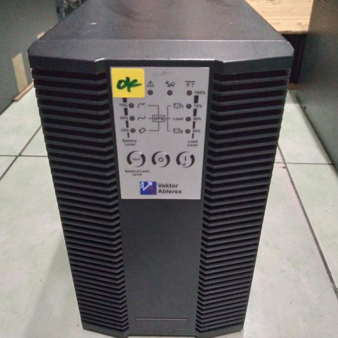 UPS VEKTOR ABLEREX RS 1000 E 1000VA 900WATT 24V DENGAN BATRAI