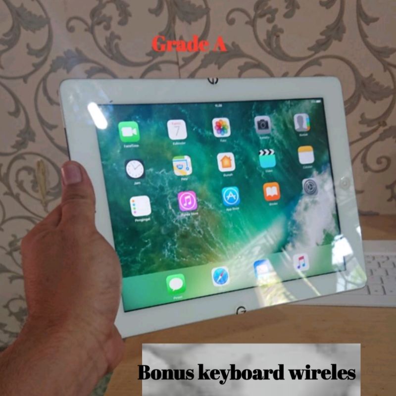 FLASH SALE IPAD 4/16GB | Wi-Fi ONLY | BONUS KEYBOARD SLIM WIRELES SEKEN ORI