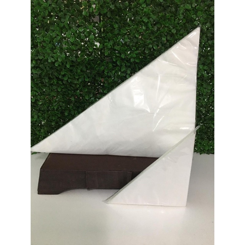 Plastik Segitiga / Papping Bag Besar 50 x 30 cm x 40 mic - Isi 100 Pcs