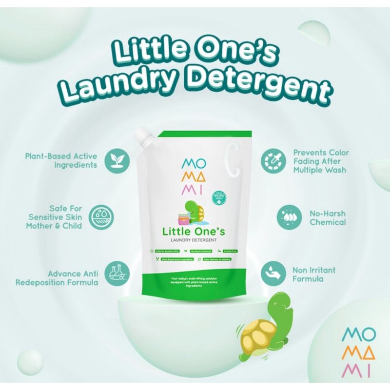 Momami Little's One Laundry Detergent 900 ml/Deterjen Cair