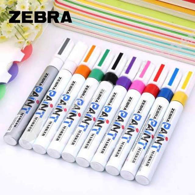 

SPIDOL PAINT MARKER ZEBRA MEDIUM POINT ANTI AIR (1 PCS) / OIL BASED MARKER