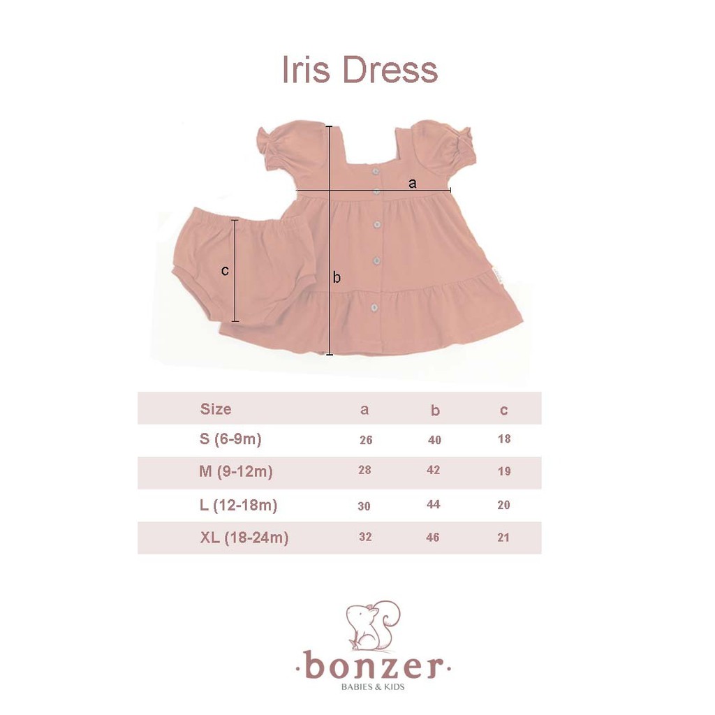 PROMO 7.7 PROMO BAJU LEBARAN MURAH BONZER IRIS DRESS 5 KANCING SET DRESS BAYI ANAK FASHION ANAK PEREMPUAN