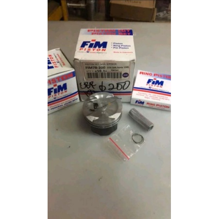 Piston kit Cb 150 led cbr 150 led sonic 150 oversize 200 fim