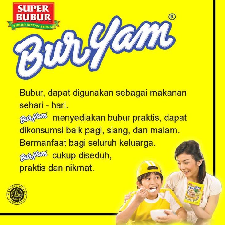 

[PRODUK JA8PW] Super Bubur Buryam Rcg 10 Pcs berat 22 Gr 8MZ