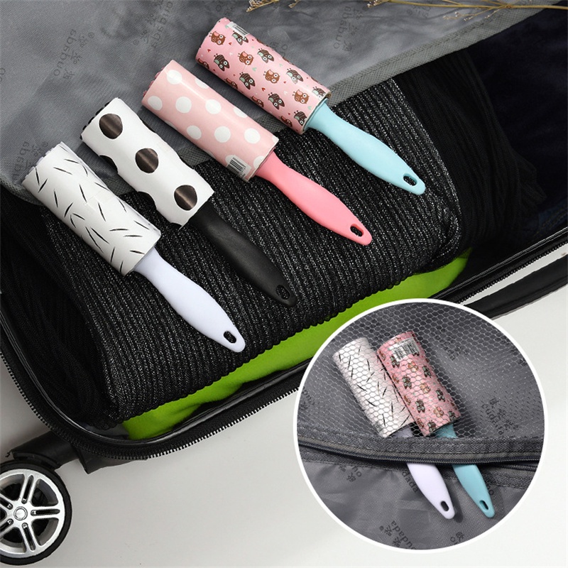 1pc Roller Pembersih Bulu Hewan Peliharaan / Serat Pakaian / Sofa / Karpet / Kursi Mobil Mini Portable Reusable