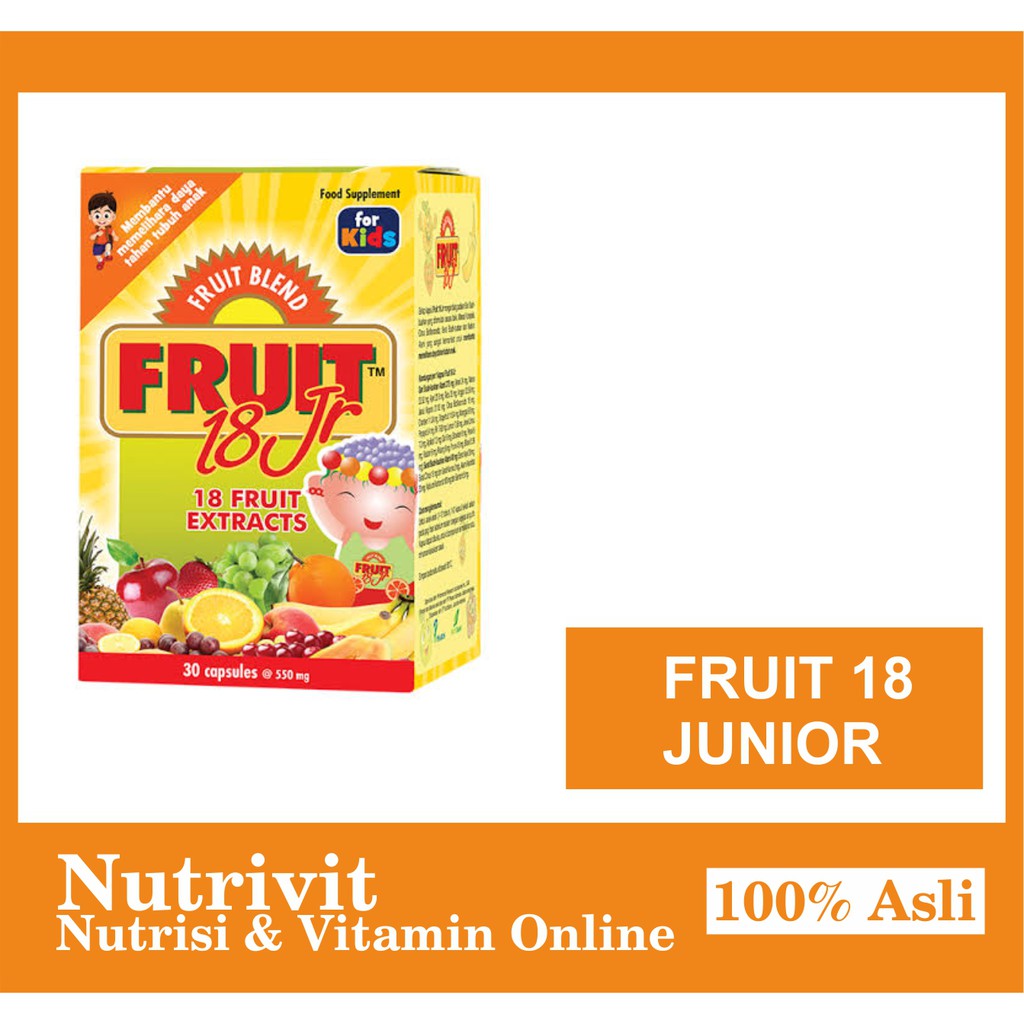 FRUIT 18 JR ISI 30/60 KAPSUL