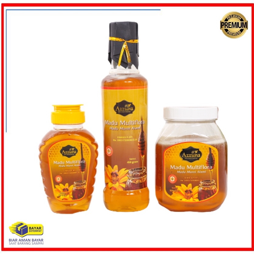 

Madu Hutan Asli Murni Alami Multiflora Seribu Bunga Multivitamin Mineral Royal Jelly Aman BPOM COD By Azzura