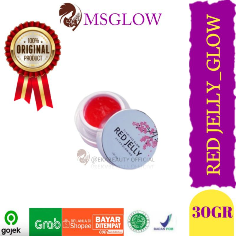 MS GLOW RED JELLY / Red jelly Ms glow