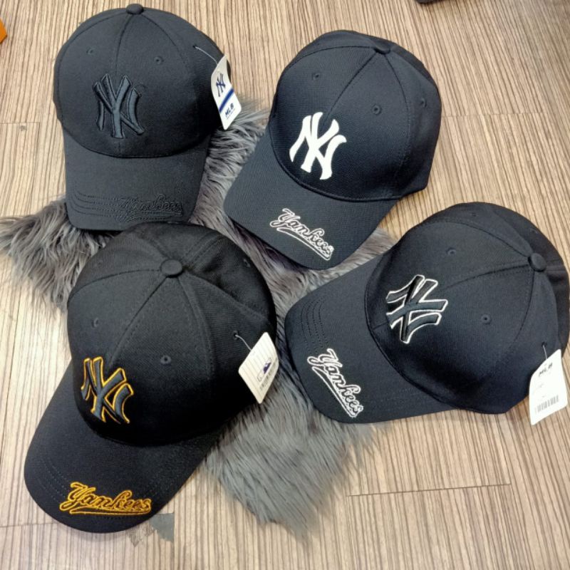 Topi Baseball NY Yankees Black Topi Premium Quality