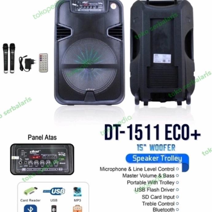 Speaker Portable Bluetooth Dat 1511 Eco + _3J_Fbr4Vt
