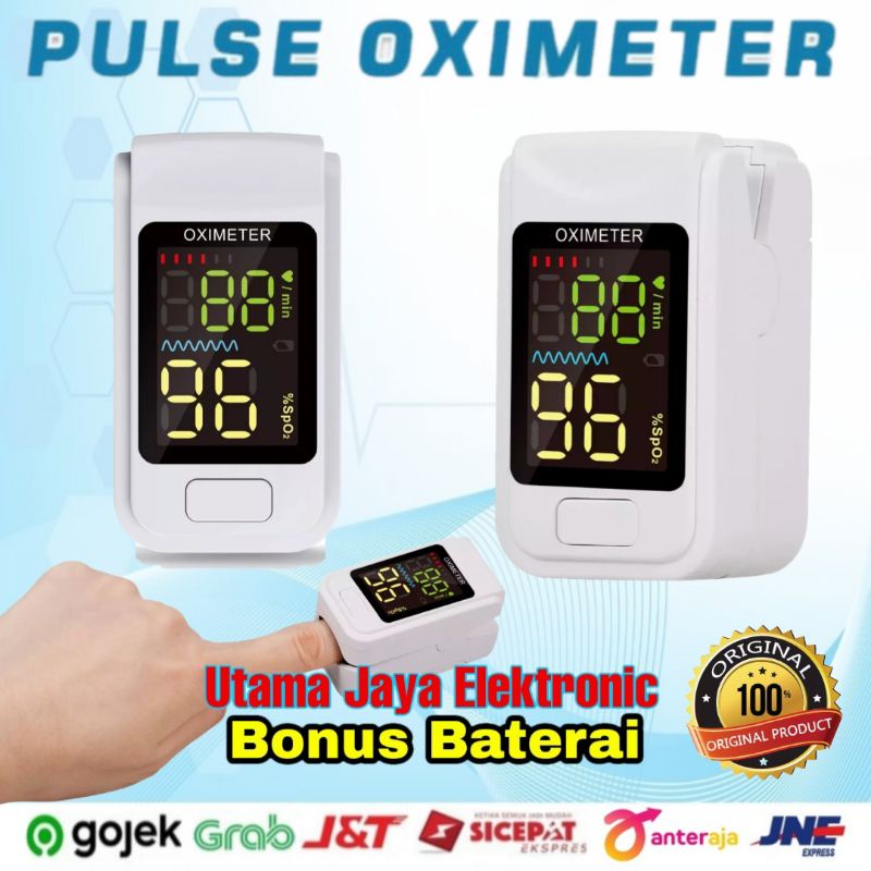 Fingertip Pulse Oximeter Oximetry Sp02  Oxymeter Saturation Monitor