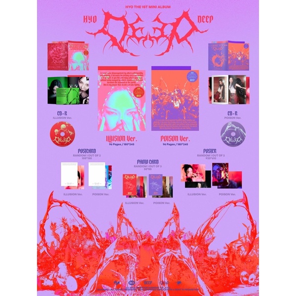 HYO - 1ST MINI ALBUM DEEP