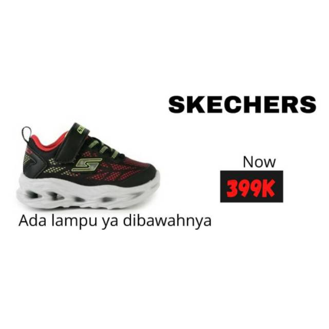 SEPATU PREWALKER ANAK SKECHERS LIGHT INFANT BABY ANAK SEPATU LAMPU