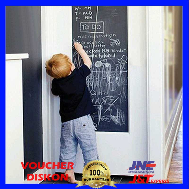 

Stiker Dinding Papan Tulis Kapur Flexible 200 x 45 cm - Stiker Dekorasi Papan Tulis