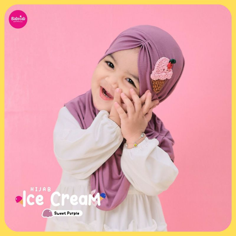 Babyjab Hijab Ice Cream Jilbab Anak Bayi Balita