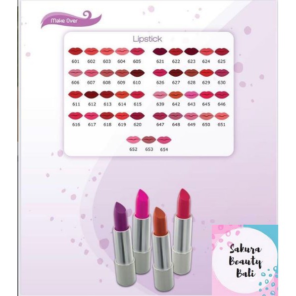 [BPOM] Red-A Lipstick 601-620 Original Matte 3g Red A Viva Cosmetic 100% Original Lipstik