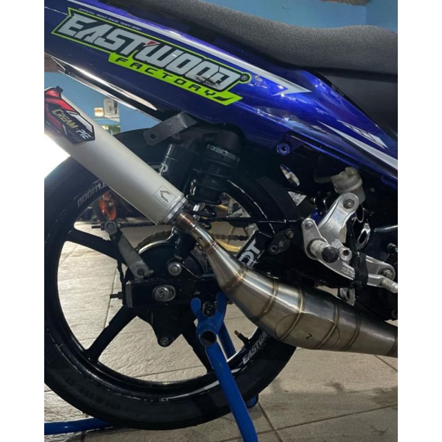 Knalpot Creampie Sleep Engine 116CC 2Tak Original Jogja FIZR FORCE1 Underbound Underbone Stainless o