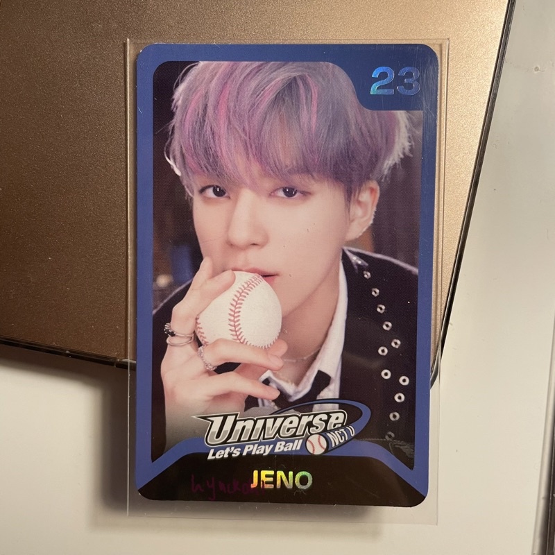 BOOKED  PC JENO TRADING CARD TC LET'S PLAY BALL UNIVERSE