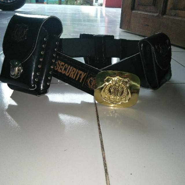 kopel sabuk logo satpam kopel security lengkap 3 kotak