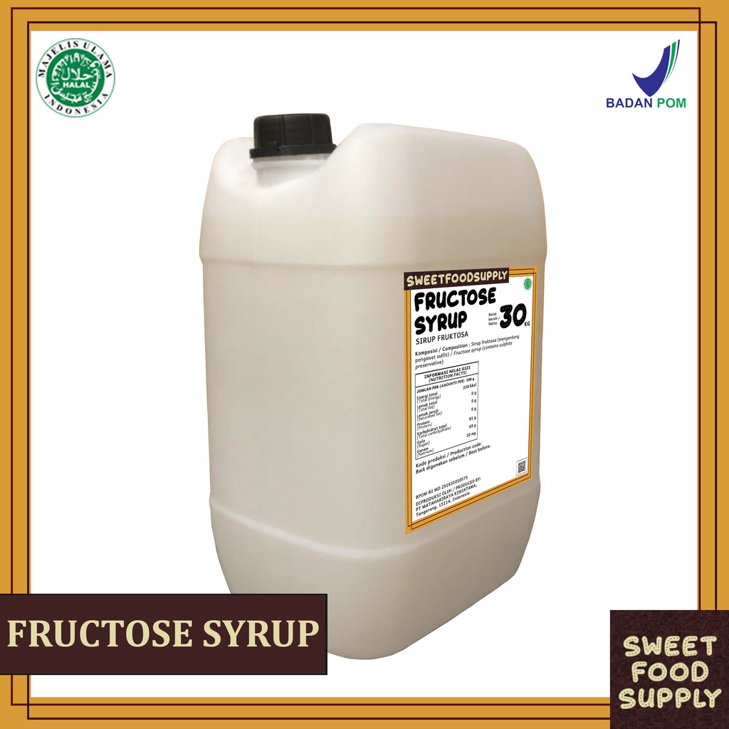 

Gula Cair Fructose Syrup 30kg SweetFoodSupply