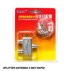 Splitter Antenna 2 Way Rapid