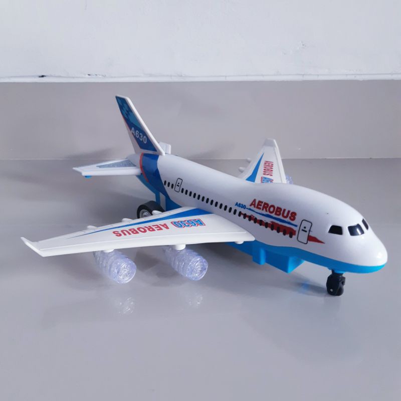 RC PESAWAT TERBANG AEROBUS EDUKASI - REMOTE CONTROL PLANE ANAK EDUKATIF