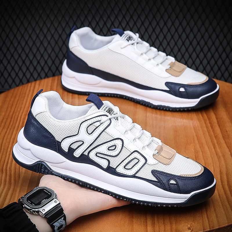 Sepatu sneakers pria Import Gaya Korea motif AEO new bisa COD