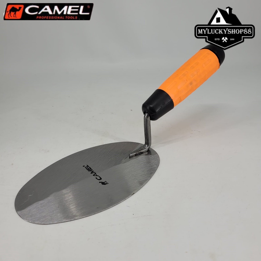 Camel Sendok Semen Gagang Karet 6 inch Bulat