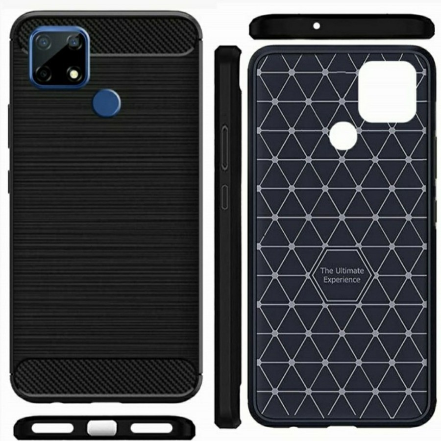 OPPO A15 A15S A53 A33 Silicon Carbon Slim Fit Soft Case Premium