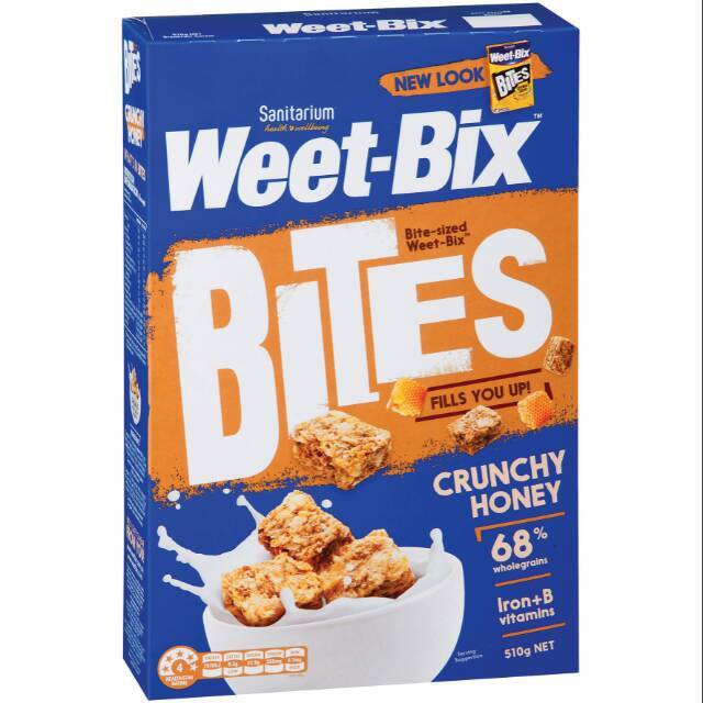 

SEREAL SARAPAN WEET BIX BITES 510 GR CRUNCHY HONEY ORIGINAL