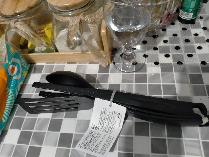 Isi 3 Jepitan Unit Peralatan Dapur Warna Hitam Sodet Capitan Alat Masak