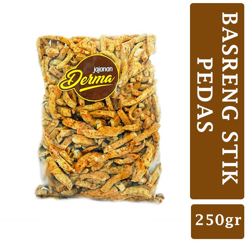 

Basreng Stik - Baso Goreng Stik - Bakso Goreng Stik pedas 250g