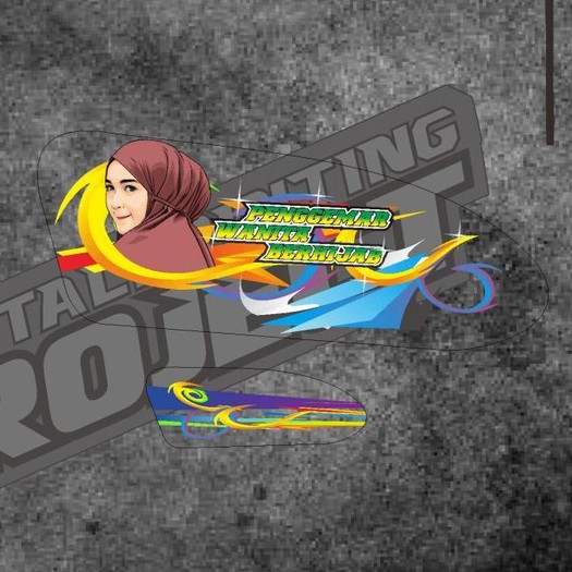 (cod) CB 100 TRANSPARAN stiker striping list motor HONDA CB100 01 TRANSPARAN Racing CB100