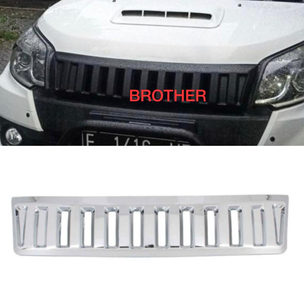 Grill Depan Bumper New Rush Terios 2012 2014 2015 2017 hummer Chrome Hitam