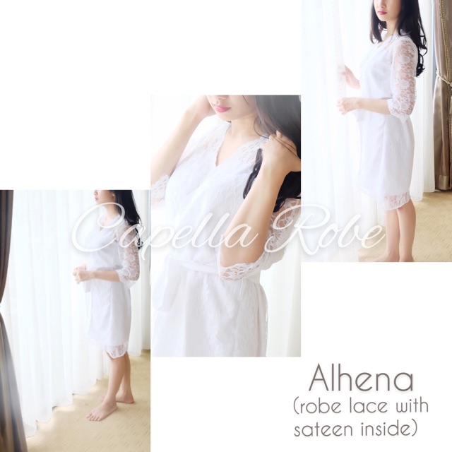 Alhena Wedding Robe (kimono pengantin) kimono lace