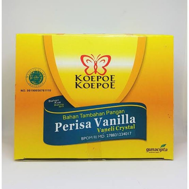 

1 Box KOEPOE KOEPOE Vanili Vanilli Crystal Kristal Sachet