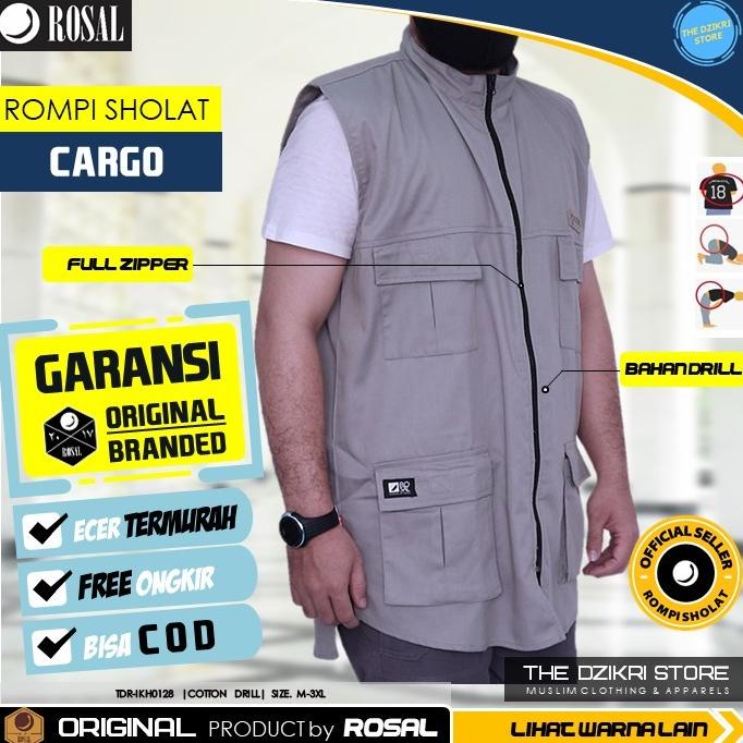ROSAL CARGO Rompi Sholat Shalat Solat Kargo Pria Cowok Original
