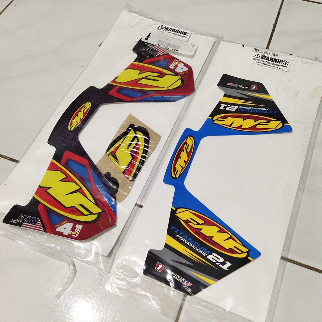 Stiker Knalpot FMF Original Stiker FMF Original