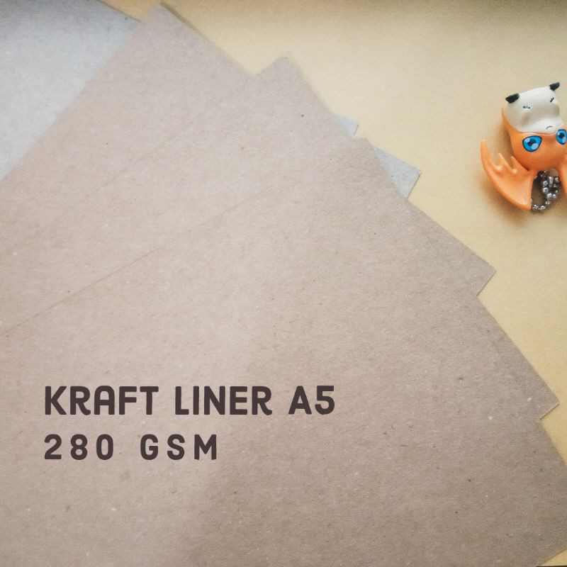 

Kertas Paper Kraft Liner Brown A5 280 gsm