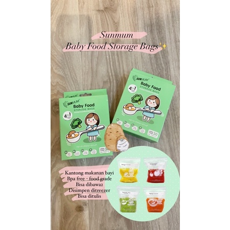KANDILA Baby Milk Powder Storage Bags 50gr KDL005-4 isi 30pcs Kantong Susu Bubuk Formula Sekali Pakai / Kantong Sufor