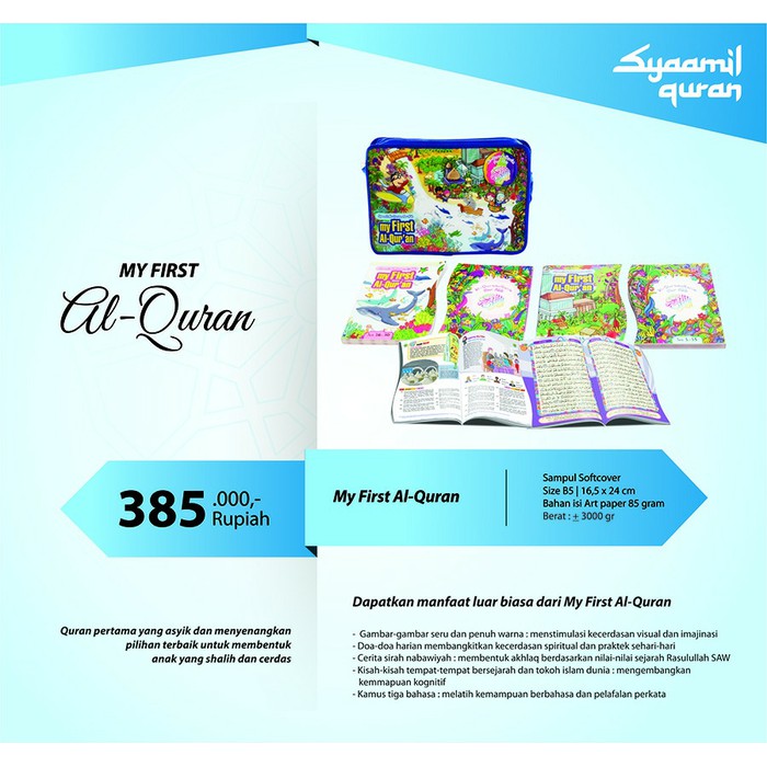My First Al-Quran - Alquran Anak, Quran For Kids, cerita bergambar