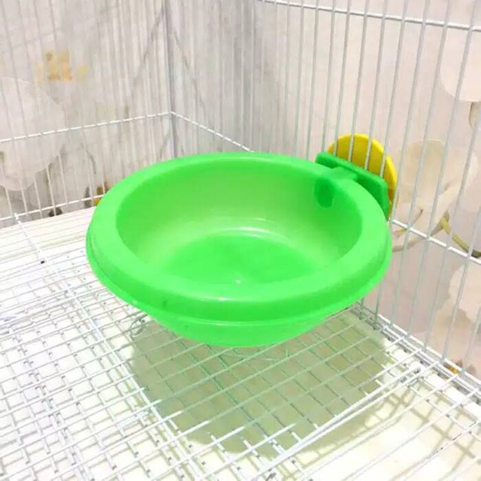 Tempat Makan Minum Gantung Kucing Anjing Kelinci Musang Burung Kandang